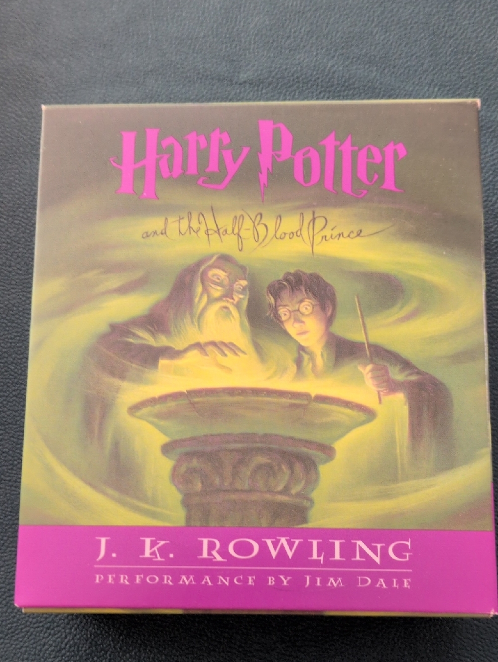 harry potter and the half blood prince on 17 compact discs performed by jim dale